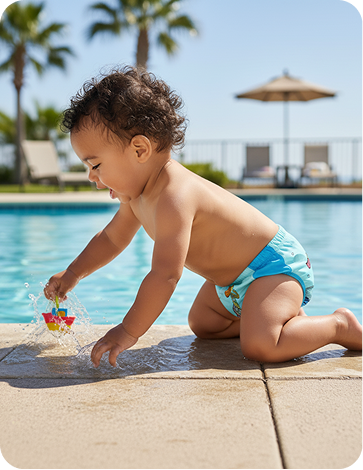Whale Reefcycle Swim Diaper